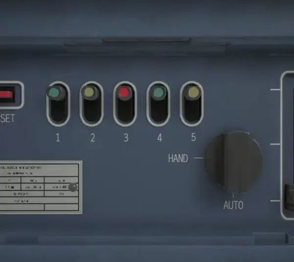Resident Evil Requiem Organ Transport Box's panel display
