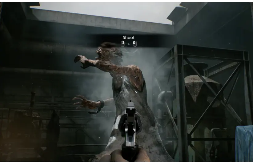 Resident Evil Requiem The Girl burning in the light before the final headshot from Grace