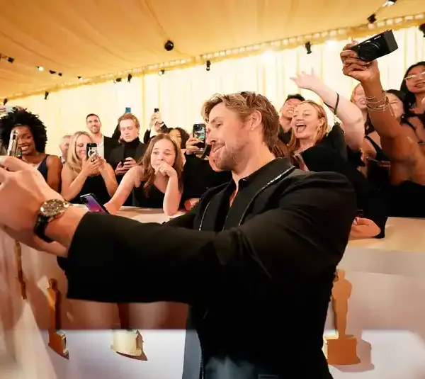 Ryan Gosling on the red carpet at the 96th Oscars at the Dolby Theatre at Ovation Hollywood in Los Angeles on Sunday, March 10, 2024. Photo courtesy of © Robert Hanashiro / USA TODAY NETWORK via Imagn Images