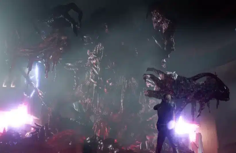 Victor Gideon Phase 2 mutated form in Resident Evil Requiem