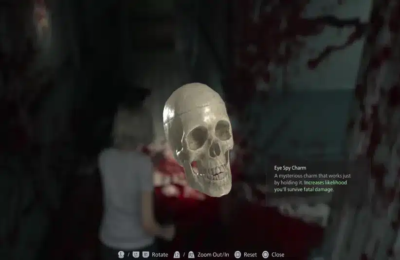 Eye Spy Charm from Resident Evil Requiem