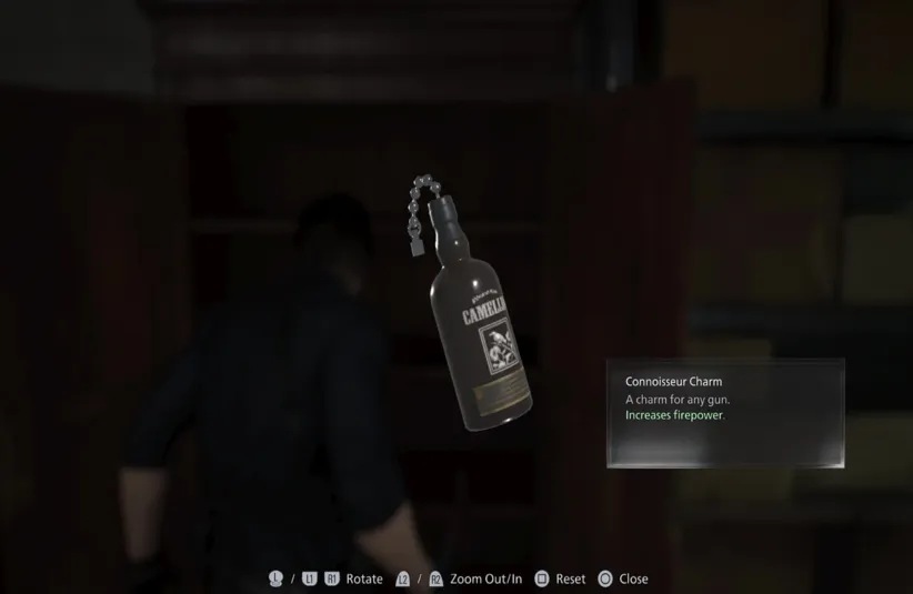 Connoisseur Charm from Resident Evil Requiem