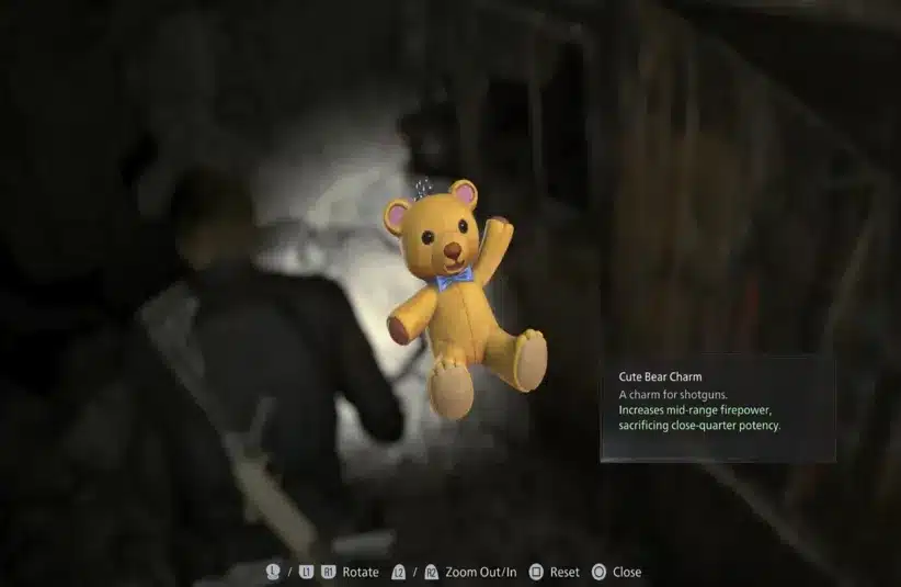 Cute Bear Charm from Resident Evil Requiem