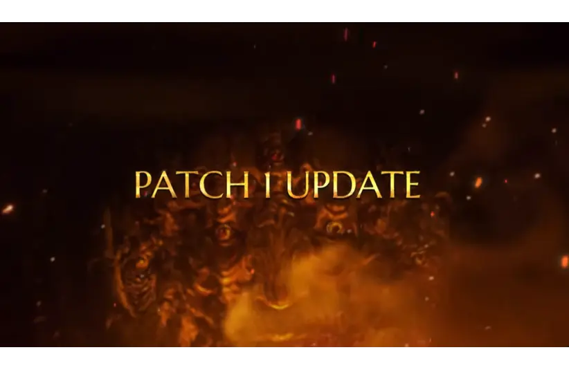 Patch 1 Update poster for No Rest for the Wicked