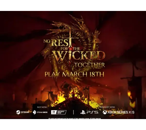 No Rest for the Wicked Patch 1 update poster