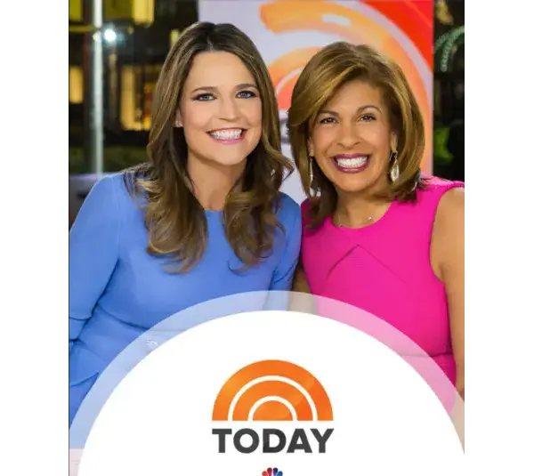 Hoda Kotb and Savannah Guthrie in "Today." © 2018 NBCUniversal