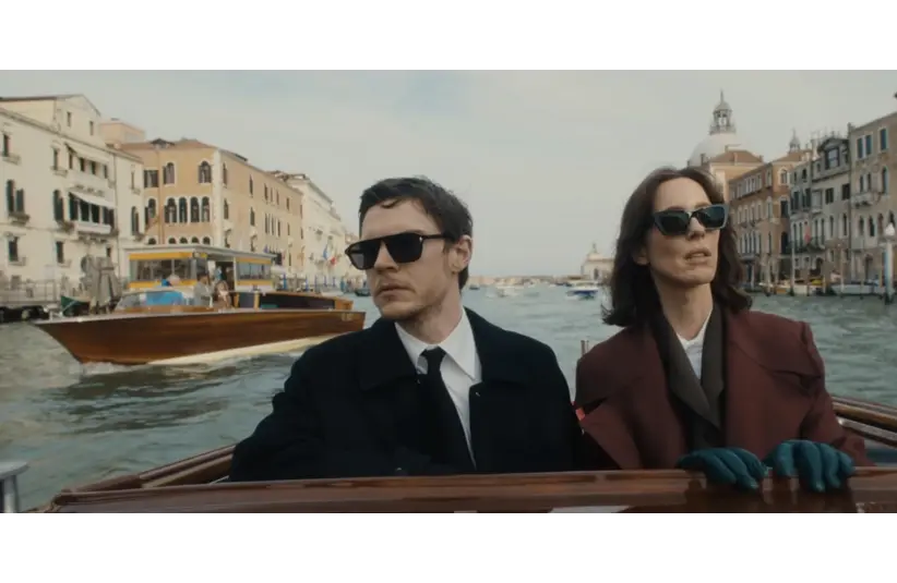 Rebecca Hall and Evan Peters in "The Beauty" (2026). Courtesy of FX