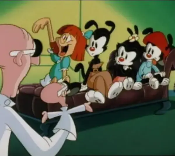 Screenshot from "Animaniacs", which was animated by the late Barry Caldwell. Courtesy of Warner Bros. Television Animation