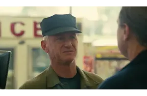 Image of Leonardo DiCaprio and Sean Penn in One Battle After Another (2025), Oscars win for Best Supporting Actor