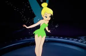 Tinker Bell in Disney's "Peter Pan"