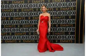Jan 15, 2024; Los Angeles, CA, USA; Katherine Heigl at the 75th Emmy Awards at the Peacock Theater in Los Angeles on Monday, Jan. 15, 2024. Mandatory Credit: Kevork Djansezian-USA TODAY