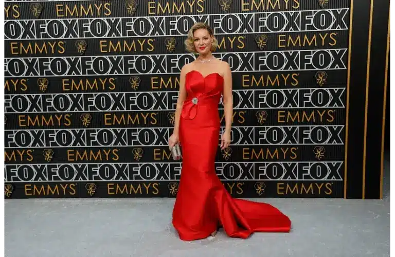 Jan 15, 2024; Los Angeles, CA, USA; Katherine Heigl at the 75th Emmy Awards at the Peacock Theater in Los Angeles on Monday, Jan. 15, 2024. Mandatory Credit: Kevork Djansezian-USA TODAY