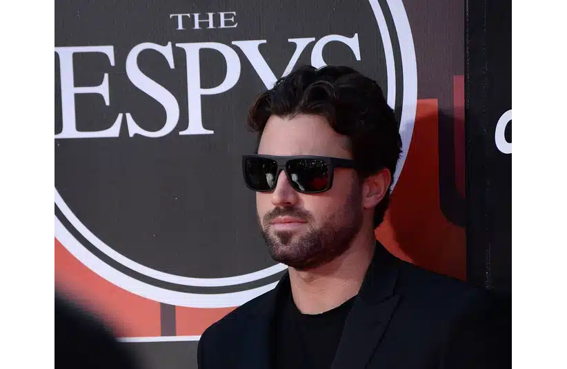 Jul 15, 2015; Los Angeles, CA, USA; Brody Jenner arrives for the 2015 ESPY's award show at Nokia Theater. Mandatory Credit: Jayne Kamin-Oncea-Imagn Images