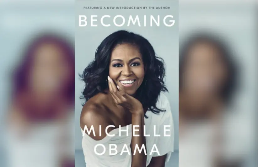 Cover for "Becoming" by Michelle Obama. Courtesy of Penguin Randomhouse.