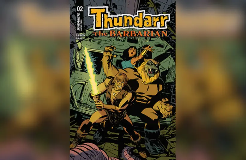Cover for "Thundarr the Barbarian #2," Courtesy of Dynamite