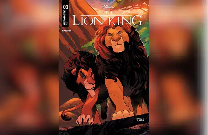 Cover for "The Lion King #3," courtesy of Dynamite