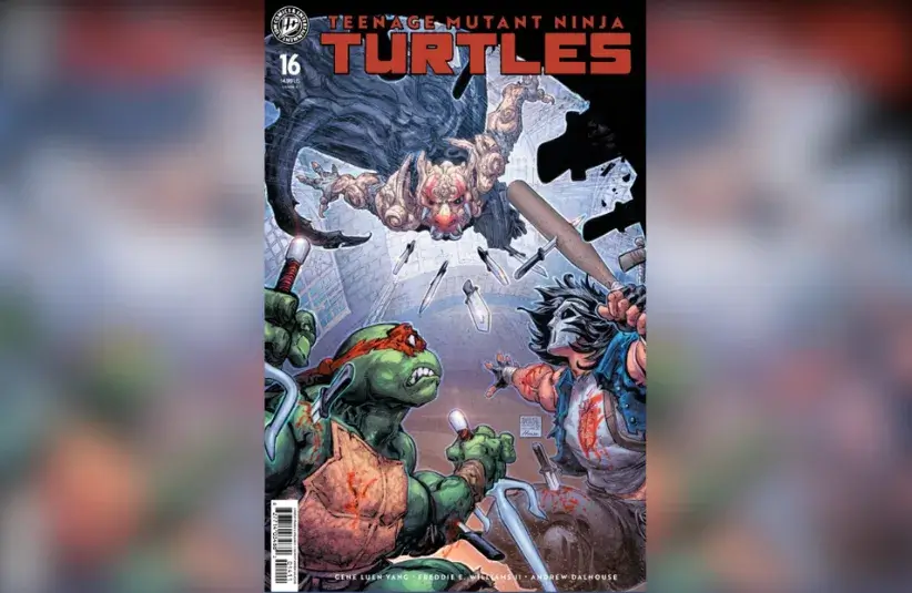 Cover for "Teenage Mutant Ninja Turtles #16." Courtesy of IDW Publishing.