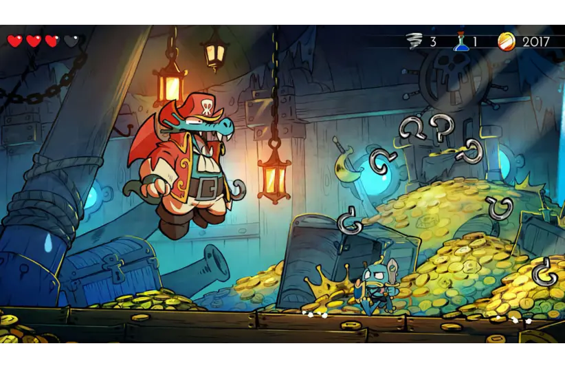 Screenshot from Wonder Boy: The Dragon's Trap 