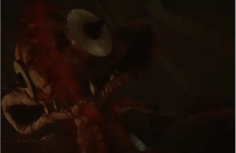 Wrongside Outimals Poppy Playtime Chapter 5 Broken Things, an Outimal dragging the player