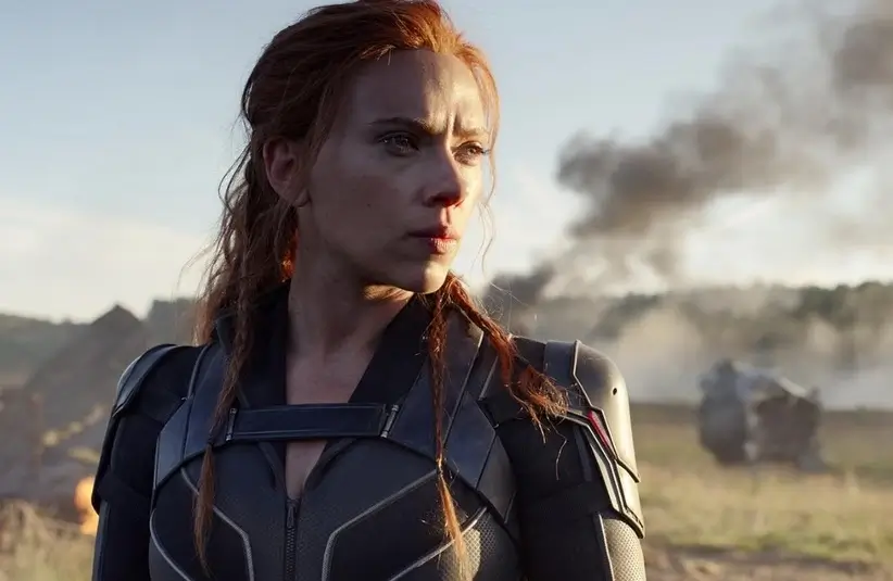 Natasha Romanoff in the sci-fi film Black Widow