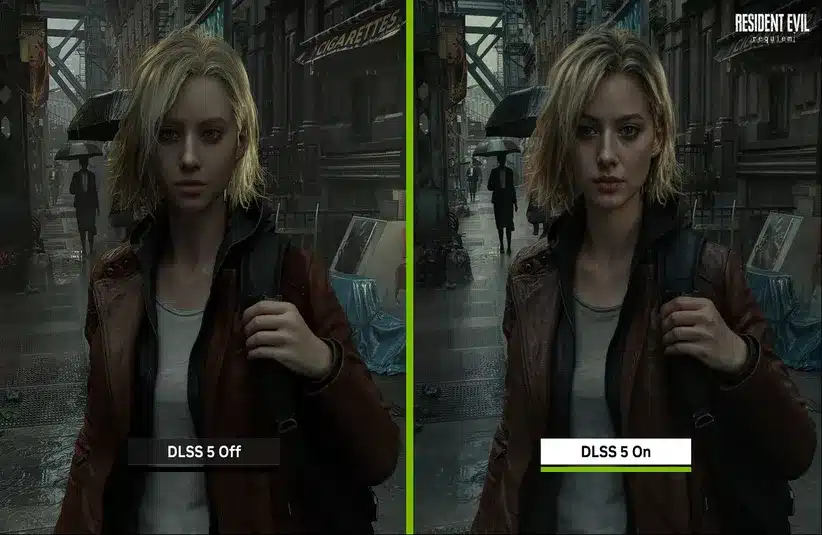 Capcom shows the difference between Nvidia’s DLSS 5 AI graphics in Resident Evil Requiem