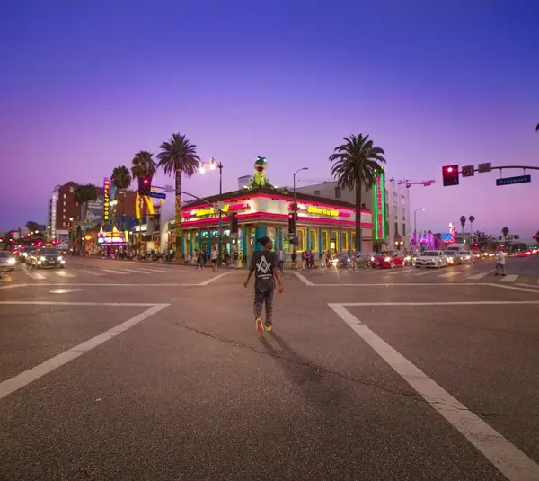 In today's daily Drop, we have a man walking in Hollywood.