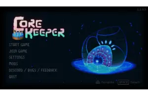 Core Keeper main title screen