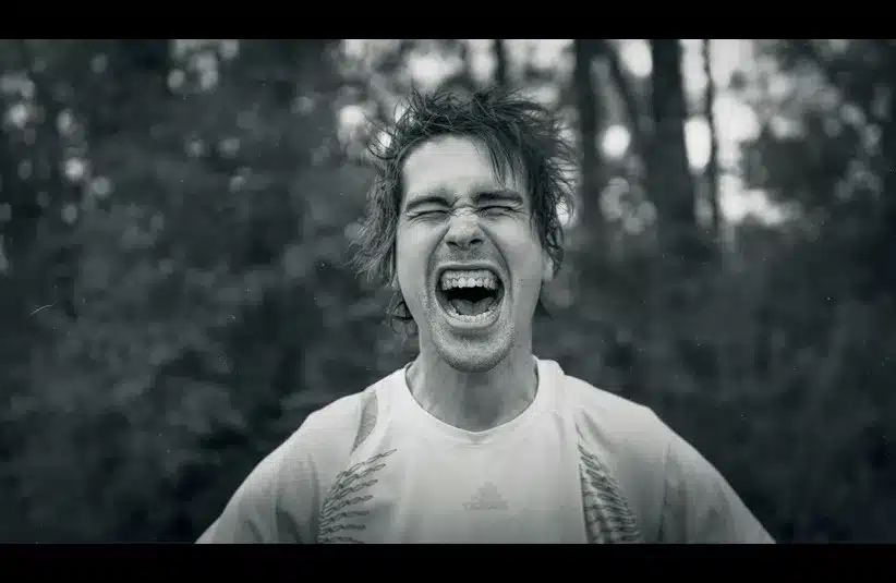 In daily devotion, a man is yelling loudly.