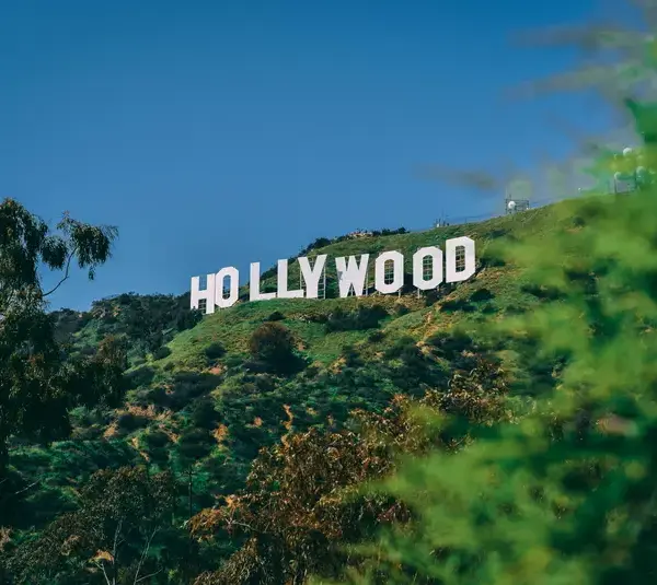 In today's daily Drop, we have the Hollywood sign with vibrant greenery in the background