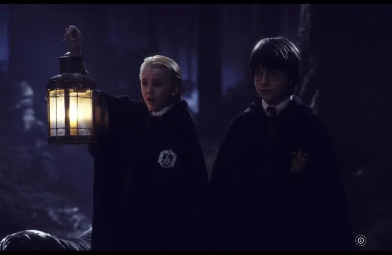 Young Tom Felton and Daniel Radcliffe