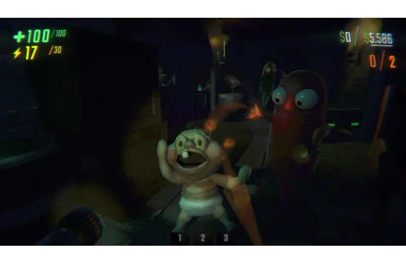 Fighting monsters in R.E.P.O.