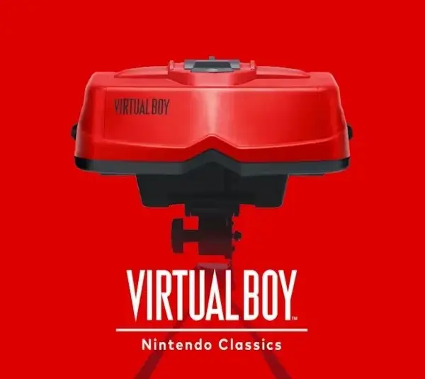 The Virtual Boy opening screen from Nintendo Switch Online