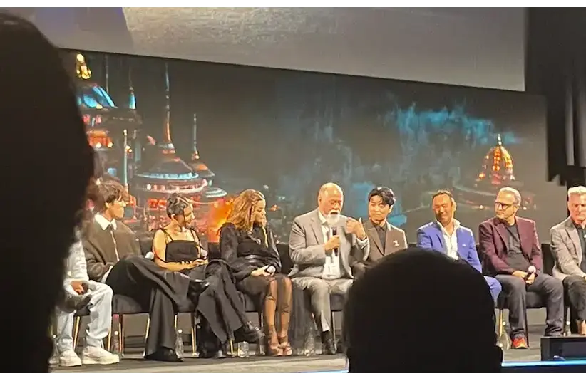 Photo of Cast and Crew of Netflix's "Avatar: The Last Airbender" at 2024 Netflix Screening Event