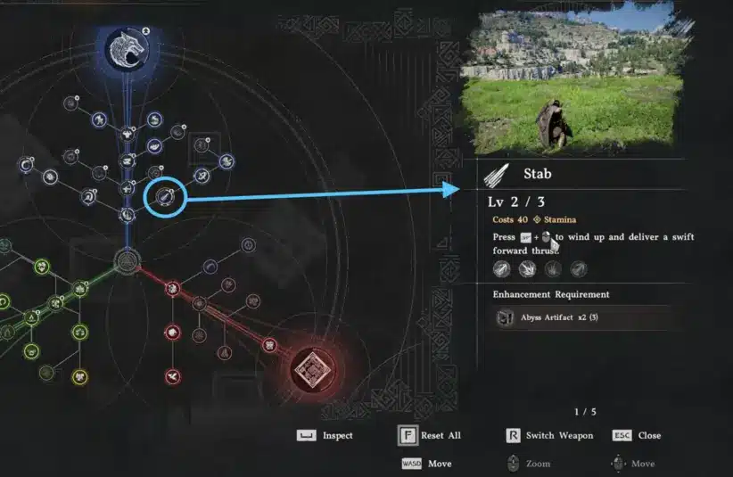 Trembling Woods Ruin Puzzle in Crimson Desert needs the Stab ability to use one of the winches to move one of the puzzle's rings