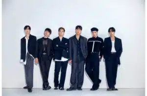 Group photo of K-pop group MONSTA X.