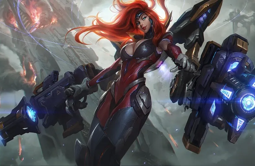 Gun Goddess Miss Fortune for Teamfight Tactics Set 17