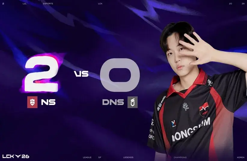 NS beat DNS 2-0 to end the first LCK week perfect