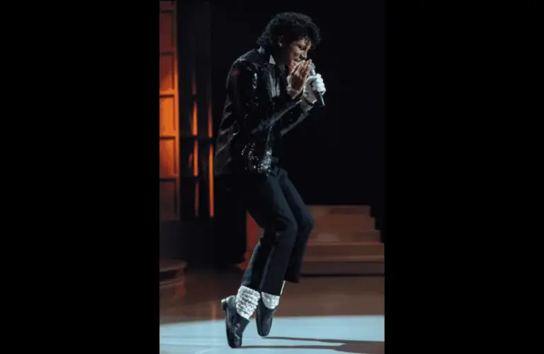Jaafar Jackson playing his uncle Michael Jackson