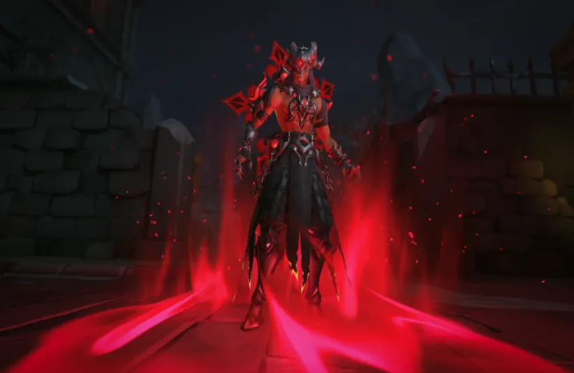Warlock Lifeweaver skin in Diablo IV x Overwatch crossover