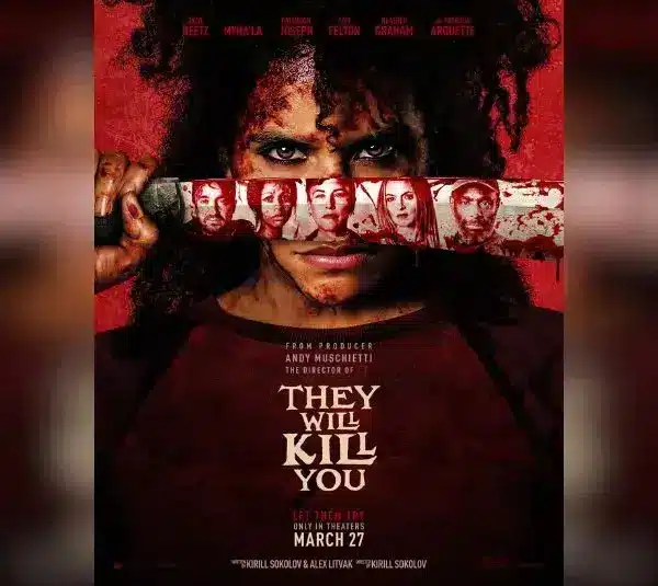 Movie poster for "They Will Kill You" with Zazie Beetz