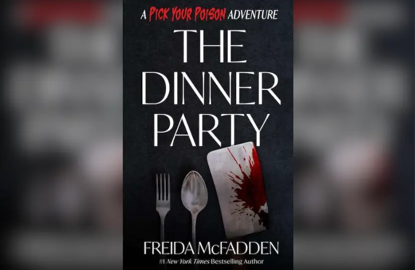 Cover for "The Dinner Party" by Freida McFadden. Courtesy of Freida McFadden