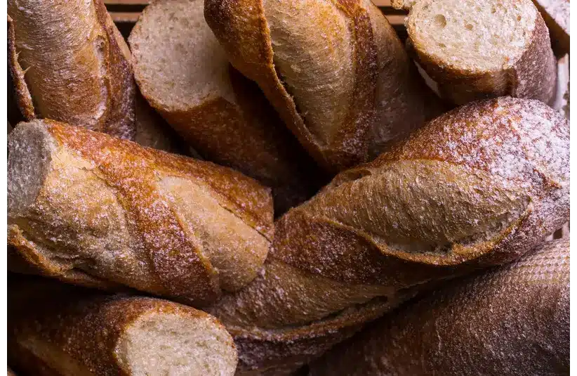 In daily devotion, many loaves of bread are shown as when Jesus multiplied bread to feed 5000 men.