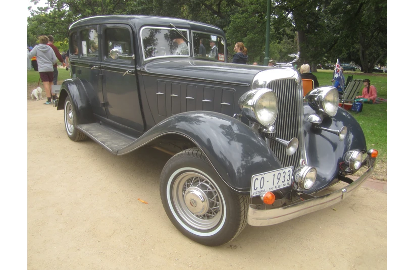 Image of gray 1933 Chrysler Royal Six CT