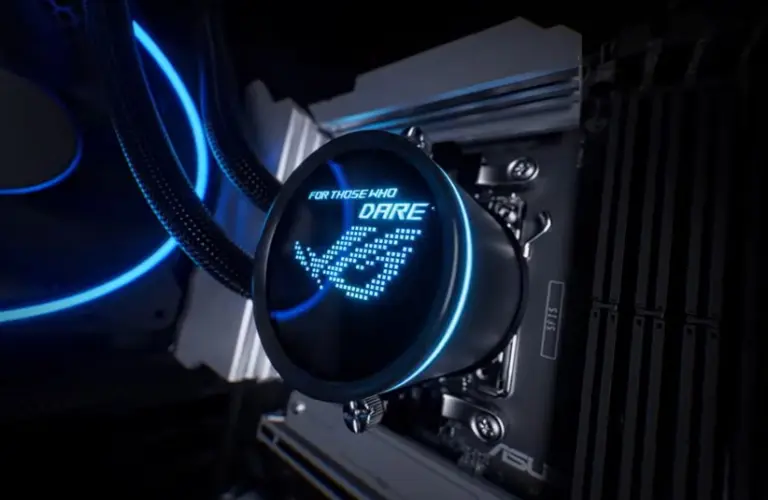 ASUS ROG STRIX LC III AIO Cooler from ASUS ROG G1000 Desktop reveal