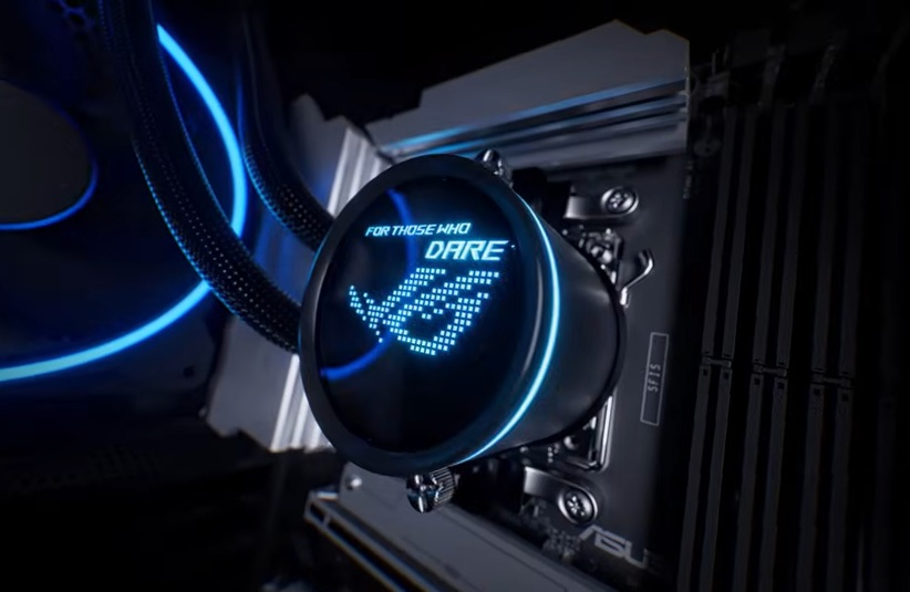 ASUS ROG STRIX LC III AIO Cooler from ASUS ROG G1000 Desktop reveal