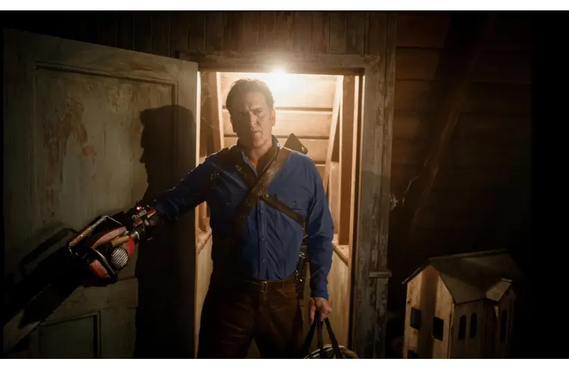 Bruce Campbell in "Ash vs Evil Dead" (2015). © 2017 Starz Entertainment, LLC