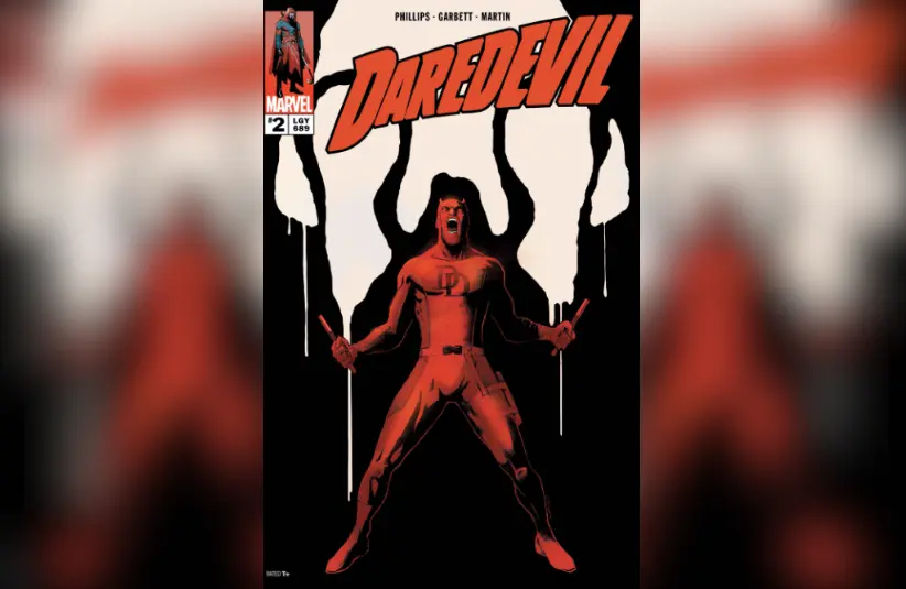 Cover for "Daredevil #2," courtesy of Marvel Comics.