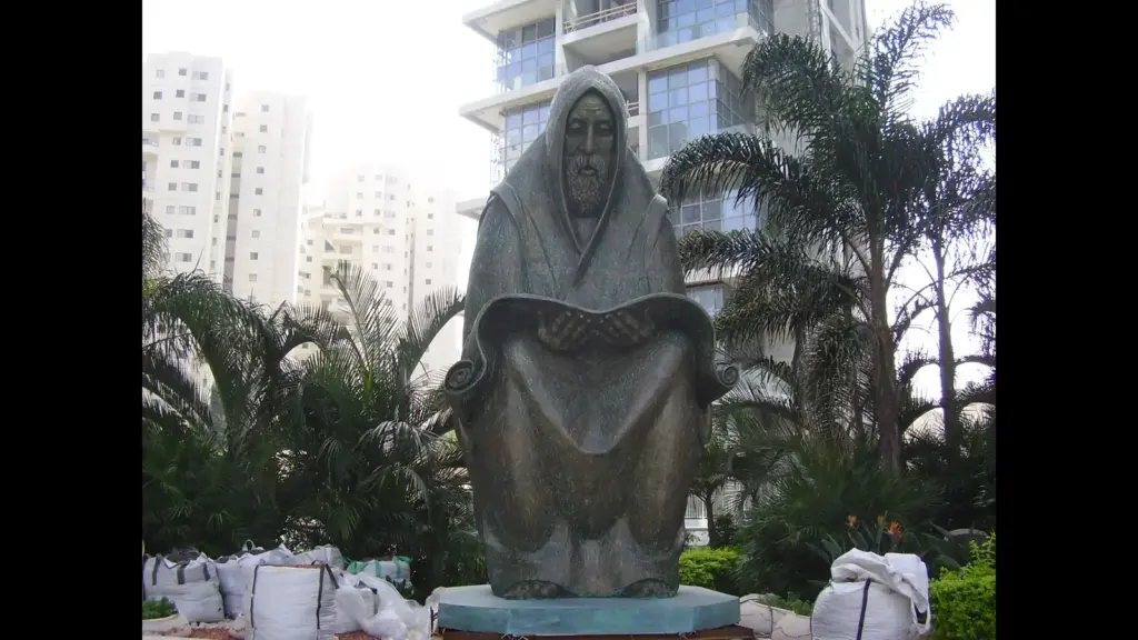 Monument "Prayer" in Ramat Gan in Memory for Jews Who Were Killed in Iraq in the Pogrom "Farhud" (1941) and in the Sixties, Iraqi Jews