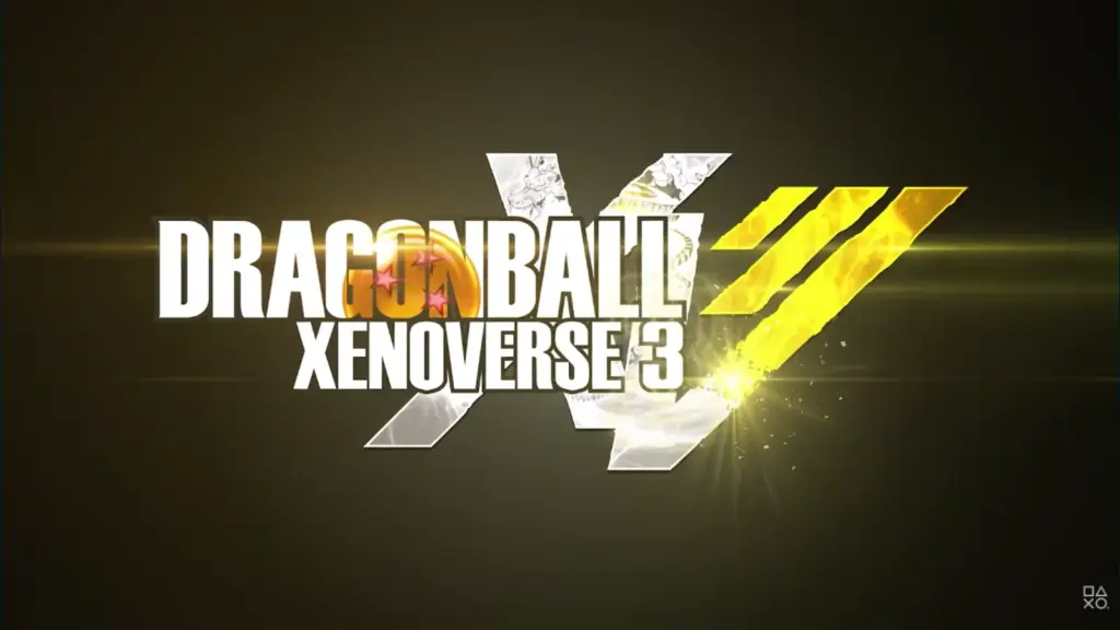 Artwork of Dragon Ball Xenoverse 3 title.