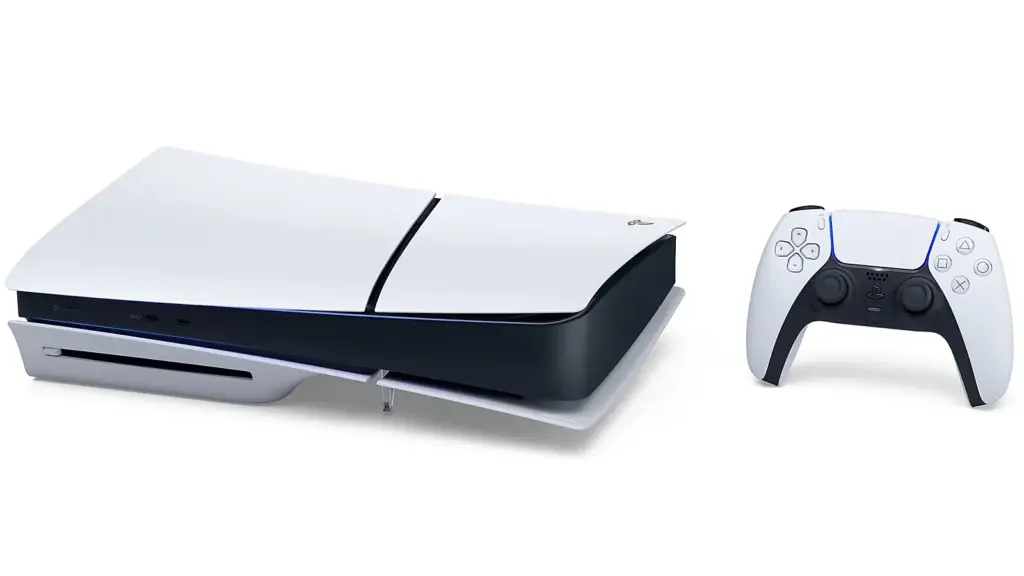 Standard PlayStation 5 console and controller for the PS5 QSSR update